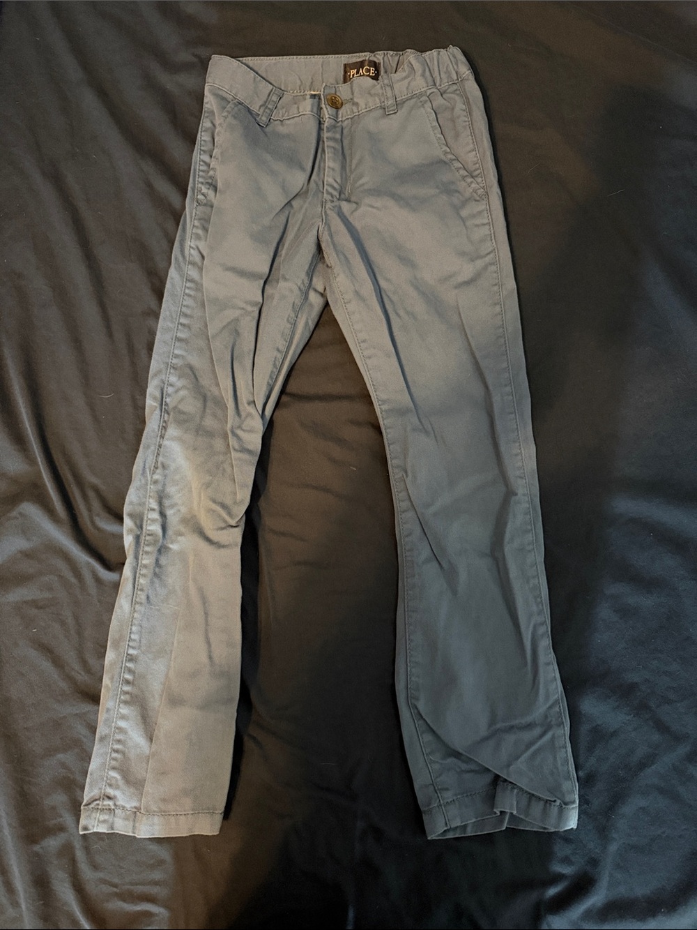 The Children's Place Slate Gray Stretch Chinos
